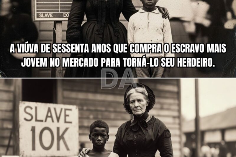 A viúva de 60 anos que comprou o escravo mais jovem do mercado para torná-lo seu herdeiro (1842)
