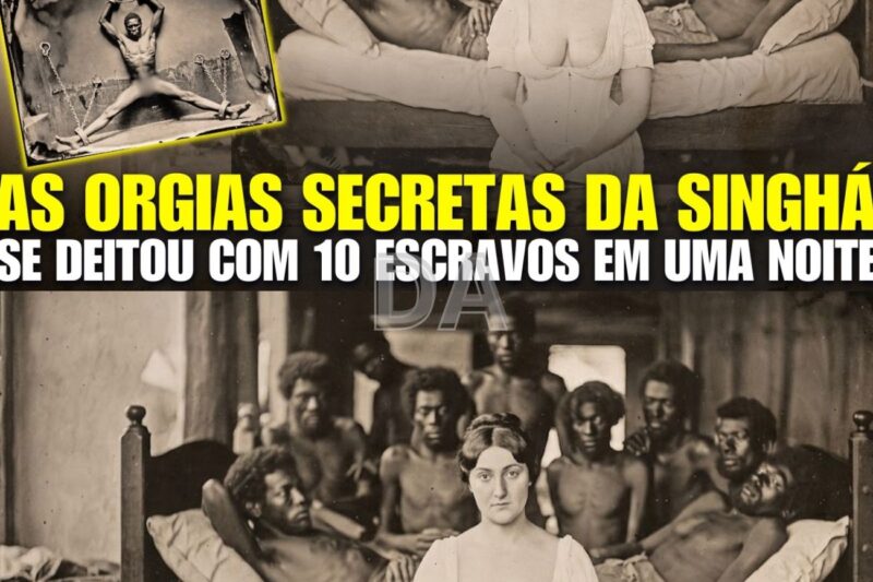 1875: A Sinhá Traidora Descia à Senzala Todas as Noites para Orgia com 10 Escravos