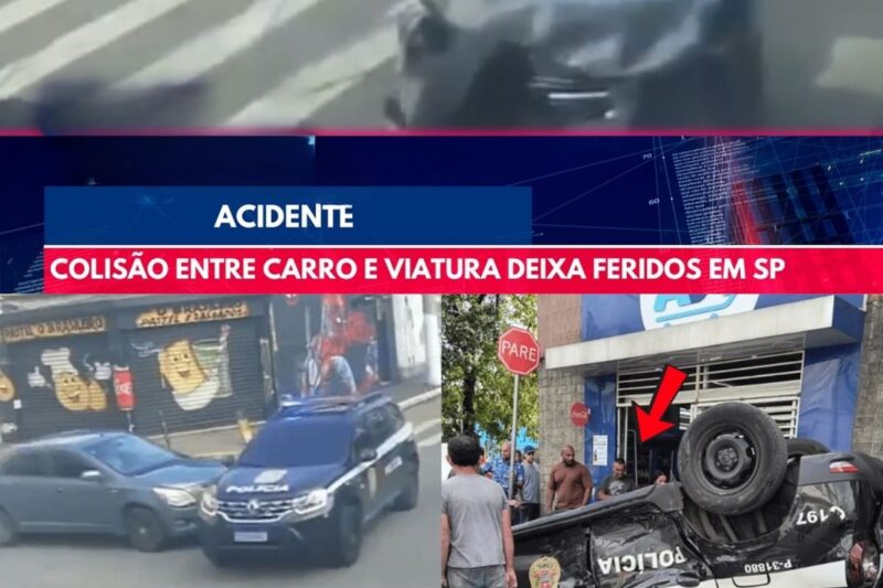 Colisão Violenta e Viatura Capotada: O Acidente Que Levou Pânico à Zona Norte de São Paulo