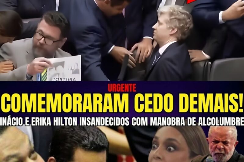 URGENTE COMEMORARAM CEDO DEMAIS! ALCOLUMBRE BARRA PEC 6X1 NO SENADO INÁCIO E ERIKA HILTON FURIOSOS