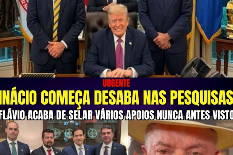 URGENTE LULA DESABA NAS PESQUISAS APÓS VISITA DE FLÁVIO COM TRUMP RUBIO E VÁRIAS AUTORIDADES DOS EUA