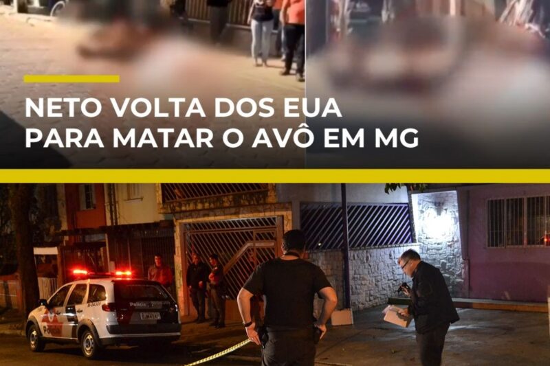 MG: jovem diz que voltou dos EUA para vingar a mãe e mata o próprio avô a facadas