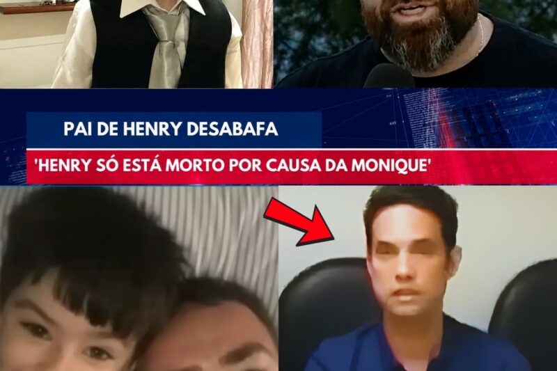 ‘Henry só está morto por causa da Monique’, diz pai de Henry Borel