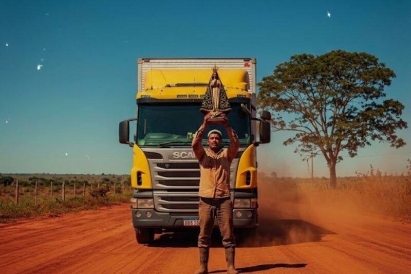 O dia em que a estrada da Amazônia testou a fé deste caminhoneiro.