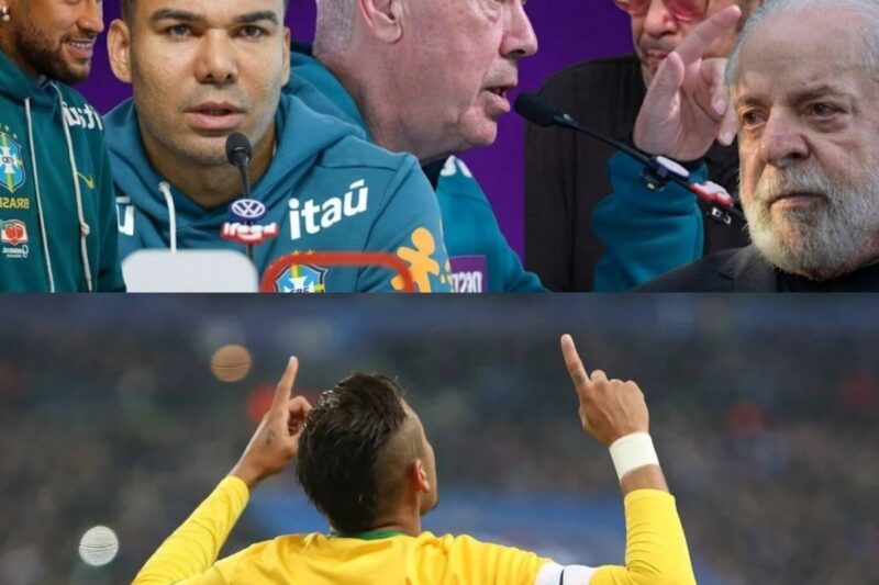 URGENTE ANCELOTTI E CASEMIRO HUMLHAM LULA E CASAGRANDE“SE NEYMAR TIVER UMA PERNA SEREMOS SUA MULETA”