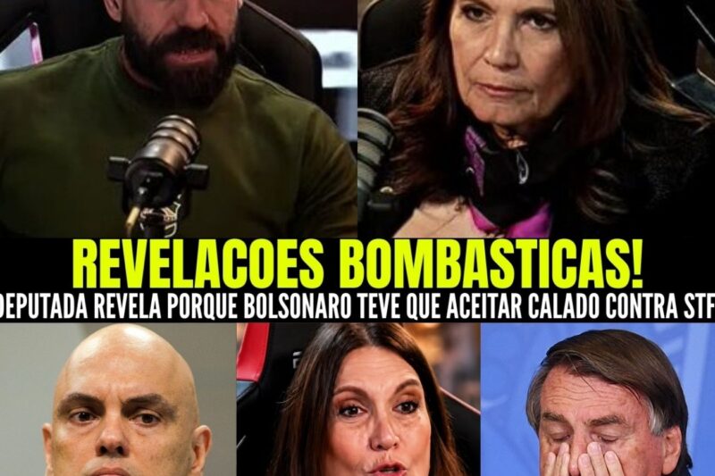 DEPUTADA BIA KICIS REVELA PORQUE BOLSONARO TEVE QUE ACEITAR CALADO CONTRA STF!REVELAÇÕES BOMBÁSTICAS