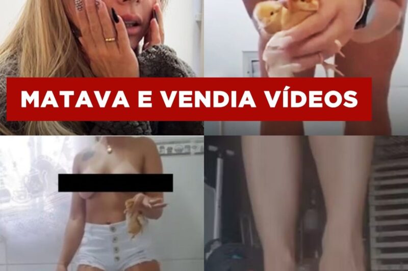 Mulher presa por matar animais e vender vídeos foi solta no mesmo dia