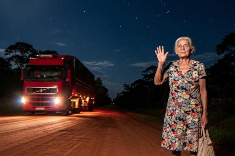 Ela estava sozinha em um dos trechos mais isolados da 319… O relato daquele encontro!