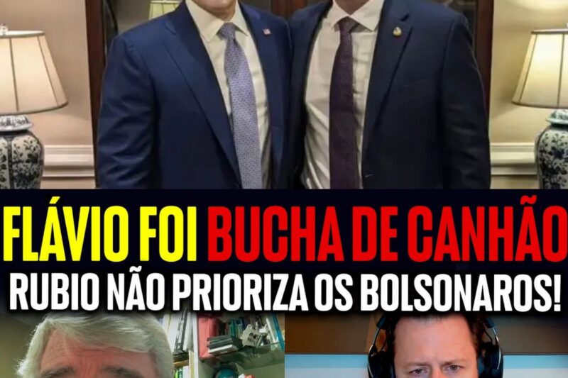TREVISAN CHOCA CALLEJON: MARCO RUBIO USOU FLÁVIO DE BUCHA DE CANHÃO E ROTULAR CV E PCC TERRORISTAS!